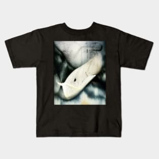 Moby Dick Abstract Painting Kids T-Shirt